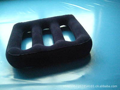 供應PVC充氣H形植絨枕 | 6P環保無毒，批發零售各種充氣枕圖片大全